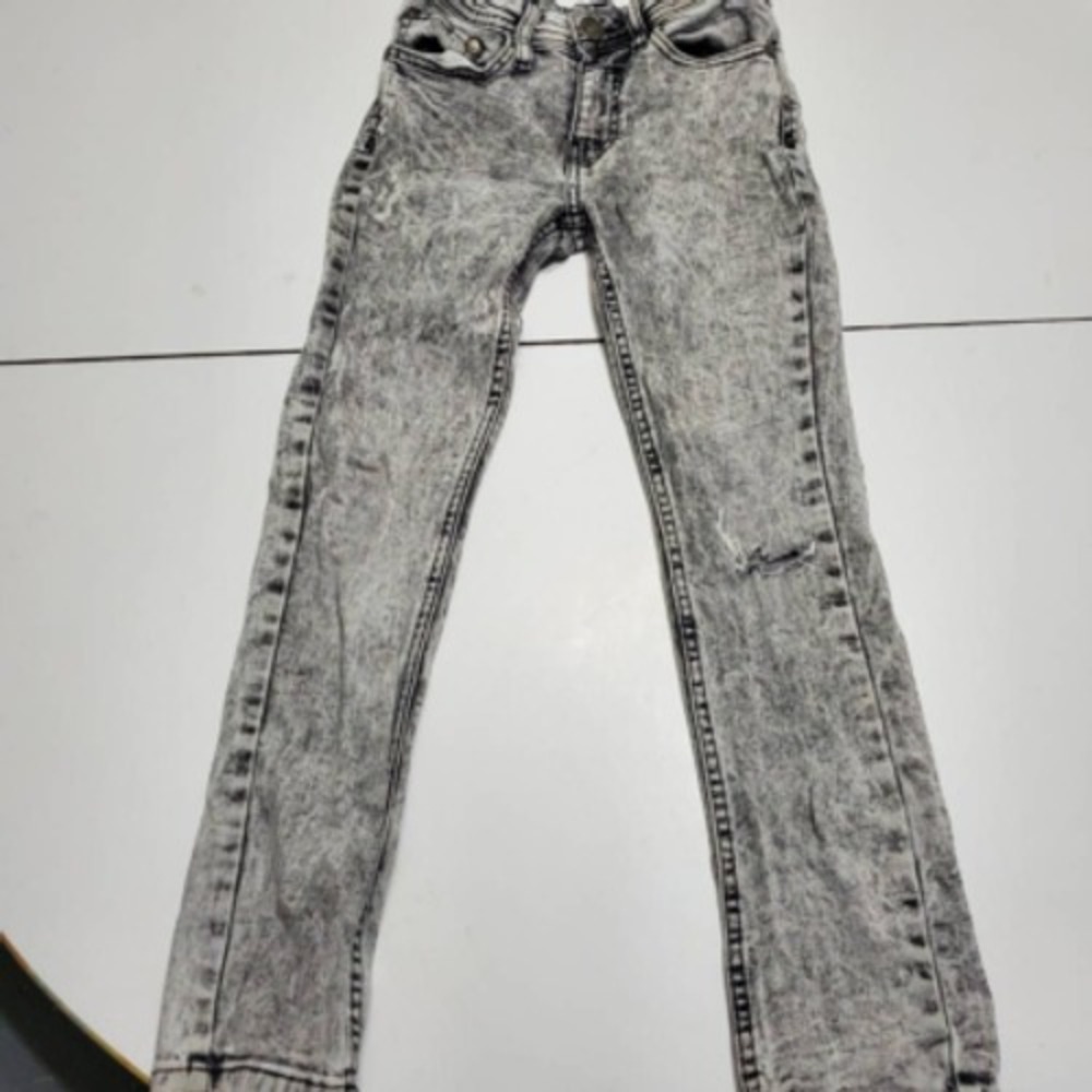 Buffalo David Bitton Girls Slim Skinny Jeans Gray Pockets Stretch Denim Plus 3X